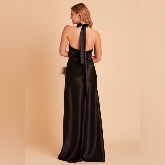 Birdy Grey Monica Dress Black Satin XS - Picture 2 of 3